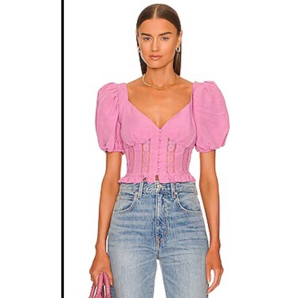 ASTR Forever Yours Top in Pink Orchid - S